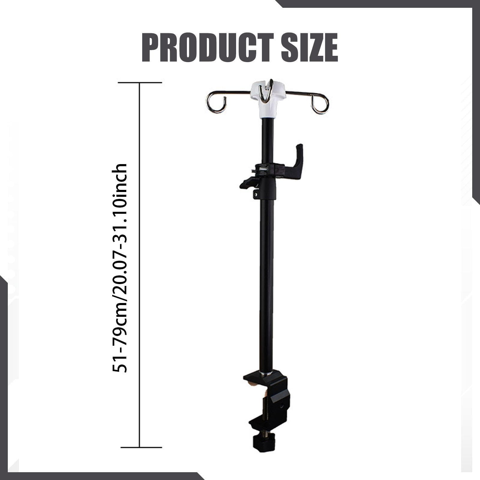 Abrazadera para Soporte Intravenoso para Sonda de Alimentación Y Bolsa de Goteo