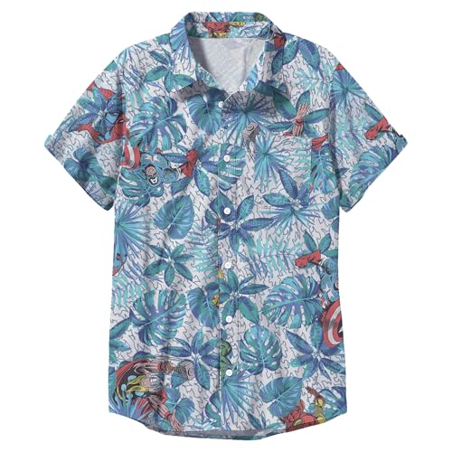 Marvel Men's Button Down Shirt3