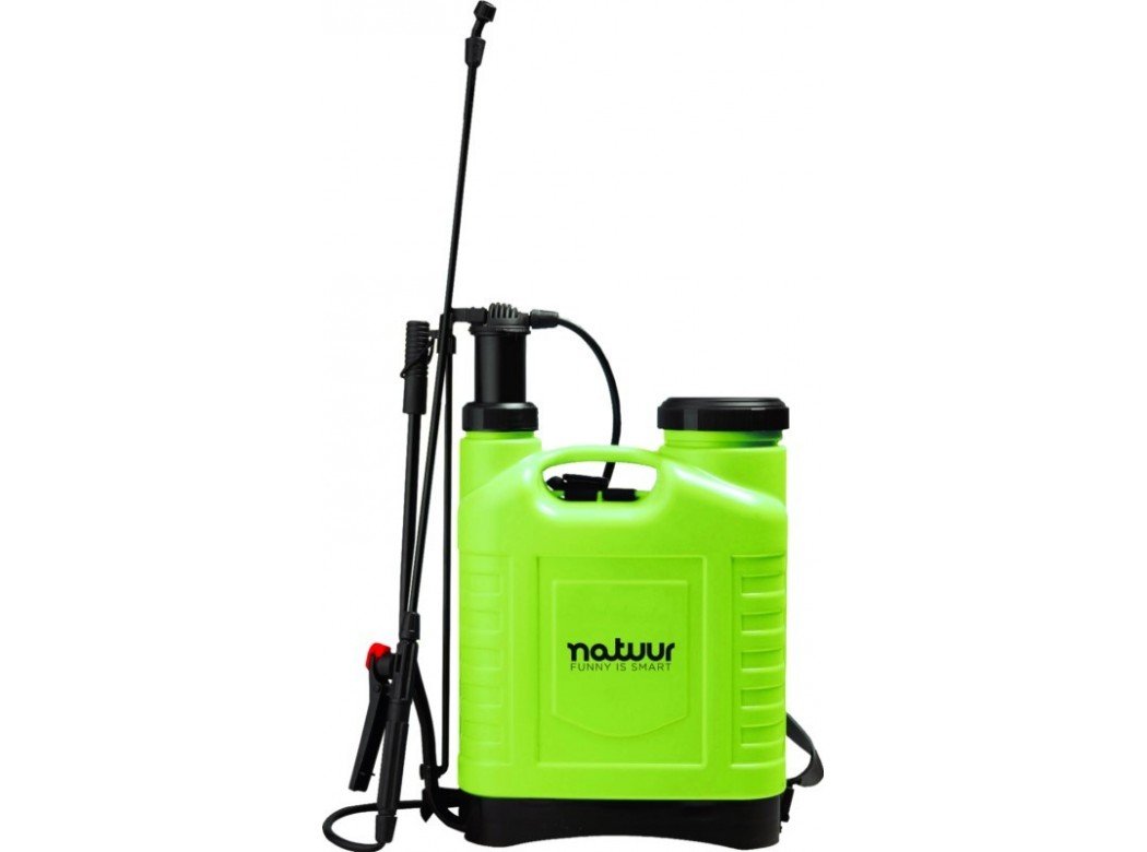 PULVERIZADOR JARDIN DE ESPALDA PRESION RETENIDA 16 LITROS VERDE2-4 BAR