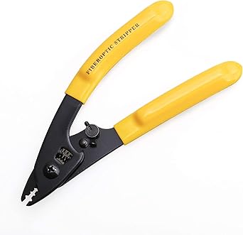 Optrotech Fiber Optic Stripper three hole pigtail pliers upgraded For stripping 125?m 250?m fiber coating