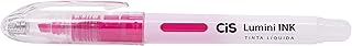 CIS Marca Texto Lumini Ink, Rosa, Blister com 1 unidade