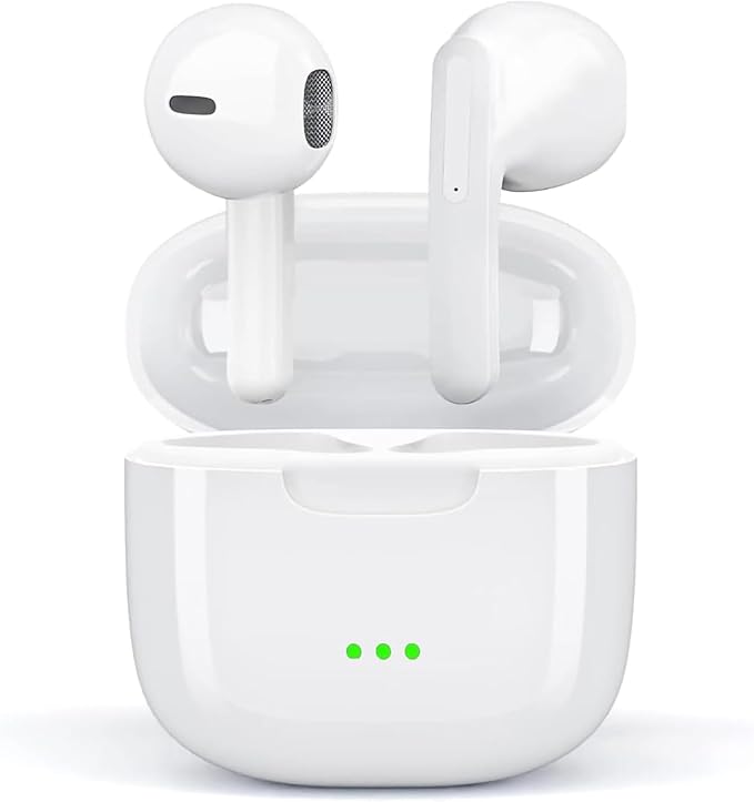 Bluetooth Kopfhörer, In Ear Kopfhörer Kabellos Bluetooth 5.3 mit 4 ENC Noise Cancelling Mic, 48H HiFi Stereo Tiefer Bass Spielzeit Wireless Earbuds,IPX7 Wasserdicht Sport Ohrhörer für iPhone Android