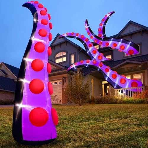 Danxilu 14 FT Giant Halloween Inflatables Octopus Tentacles Decorations