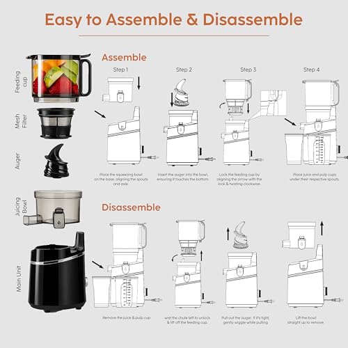 Image of Glen Cold Press Juicer For Home With 130mm Largest Feed for Whole Fruits, Vegetables & Nut Milk | Slow & High Yield Juicer Machine | Easy to Clean & Assemble | Anti-Drip Lever | Auto Reverse Function