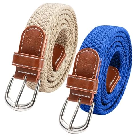 Duluok Women's Unisex Stretch Canvas Belts Cover