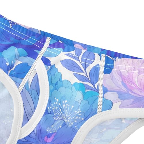 KLL Abstract Floral Pattern Flowers Boys Toddler Comfort Nighttime Underwear Breathable Children Panties4