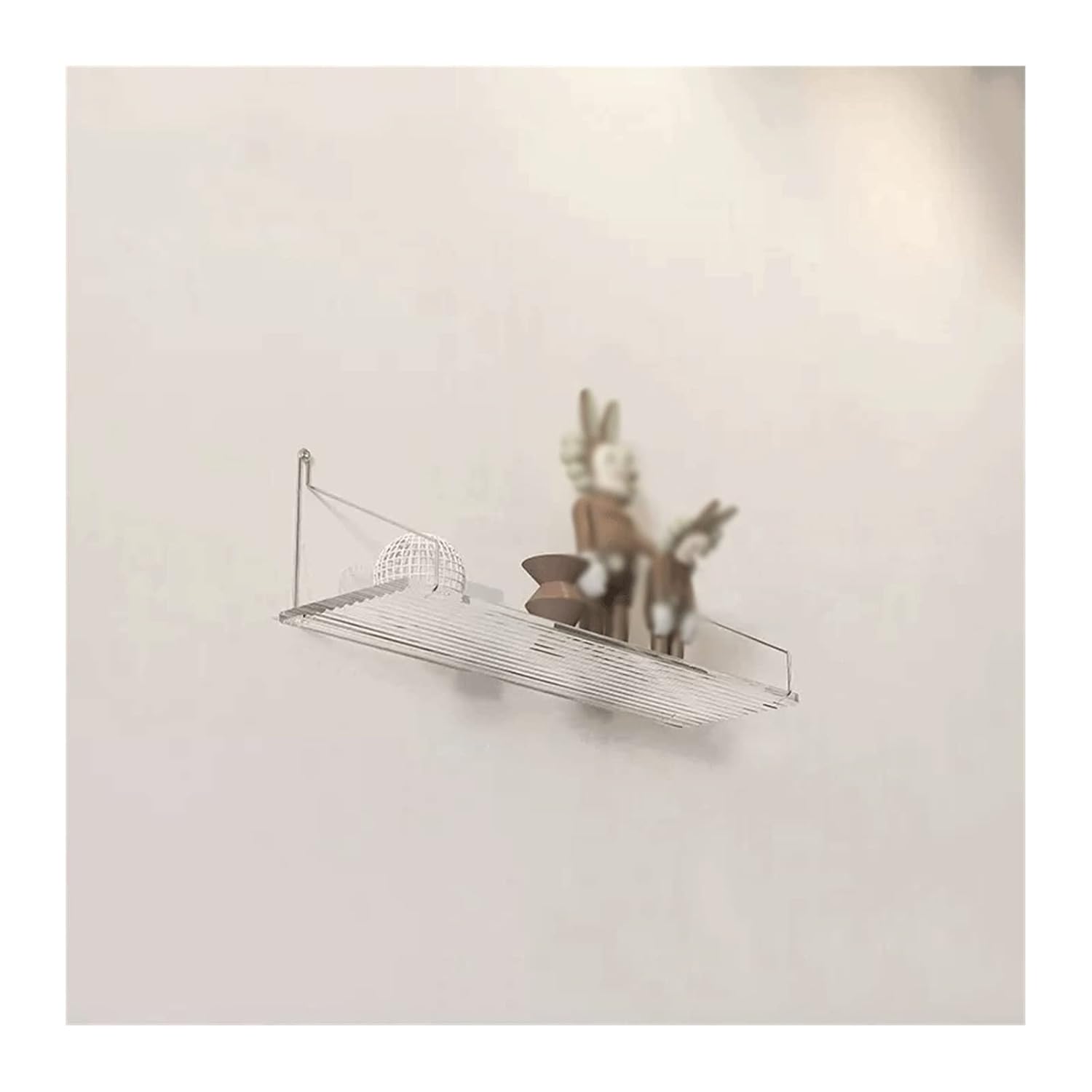 TENGJU Bathroom Storage Shelves Storage Rack Toilet Washstand Single Layer Acrylic Simple Storage Rack Kitchen Counter Plastic Storage