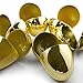 Set of 24 Very Shiny Golden Plastic Easter Eggs 2.25 Inches