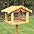 Kingfisher Premium Bird Table with Built in Feeder