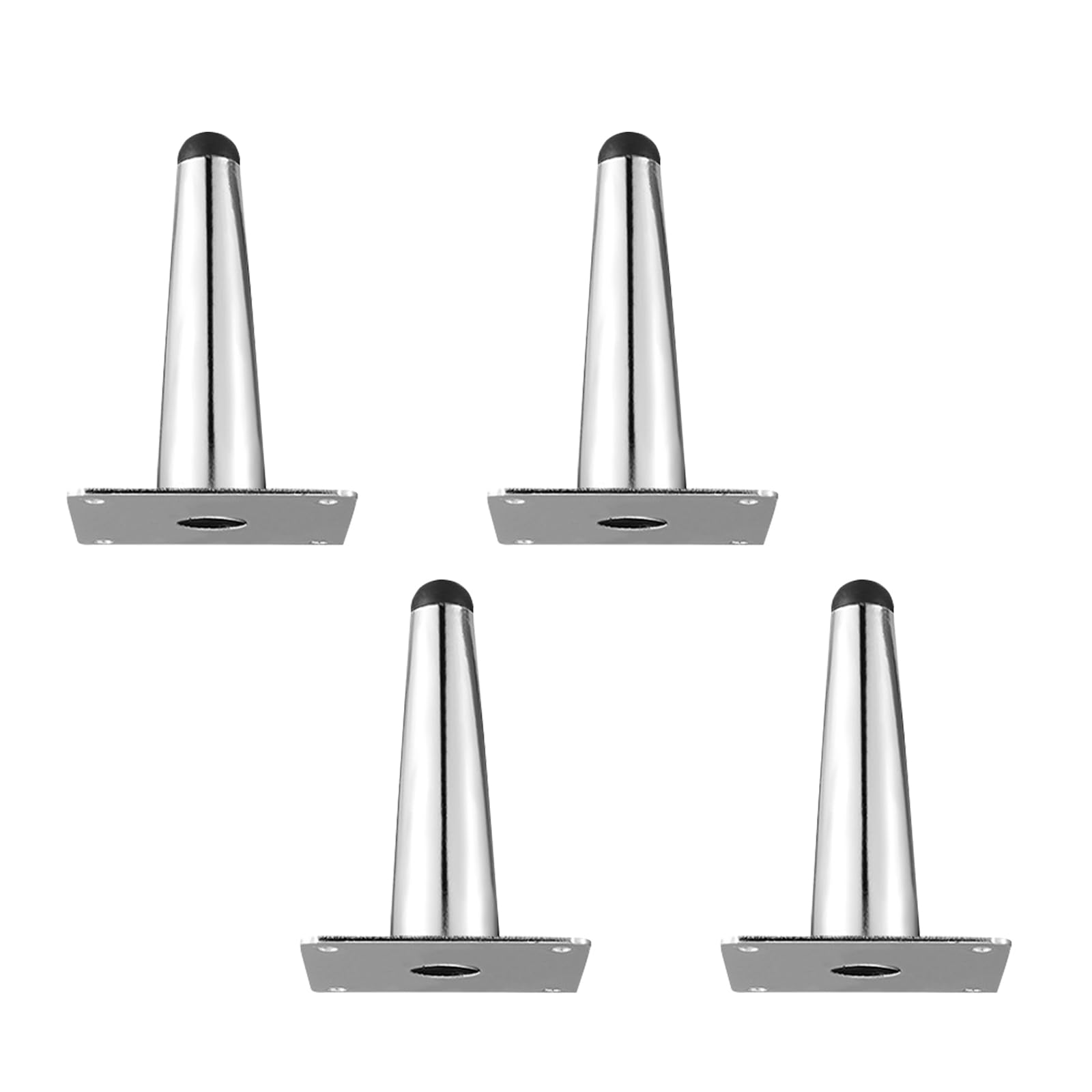 Patas de muebles de 10cm de cromo para sustituir soportes desgastados en armarios
