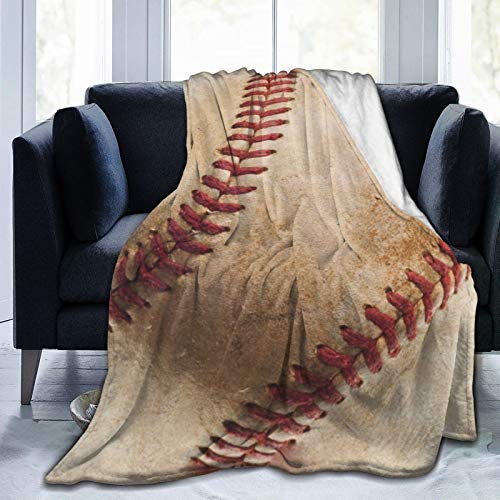 KLJFIGUT Mantas para Sofas Grandes 220x240 béisbol Mantas para Cama de Franela Felpa para Adultos, Manta para Cama 135/150 de Invierno, Manta para Cubre Sofá Colchas