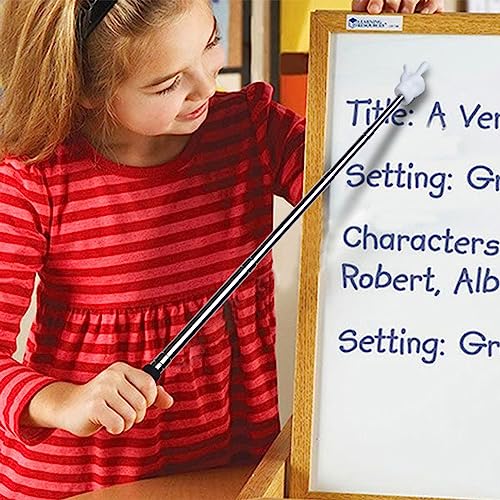 Classroom Pointer Telescopic Teachers Pointer Teaching Hand Finger Pointers Retractable Hand Pointing Stick Classroom Pointers Telescopic Teachers Teaching Finger for Retractable Pointing - Image 6