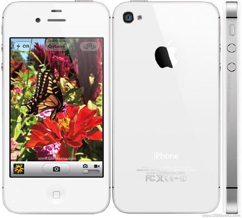 Original AppleiPhone Compatible Mobile Apple iPhone 4S 8GB 16GB 32GB 64GB White Black (White, 16GB)
