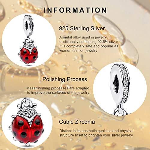 ZWiZ Film Cartoon Characters Charms for Women Bracelets and Necklaces 925 Sterling Silver with 5A Cubic Zirconia,Mother's Day Gift2