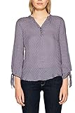 esprit bluse 38 langarm  ESPRIT Damen 087EE1F013 Bluse, 400/Navy, 38