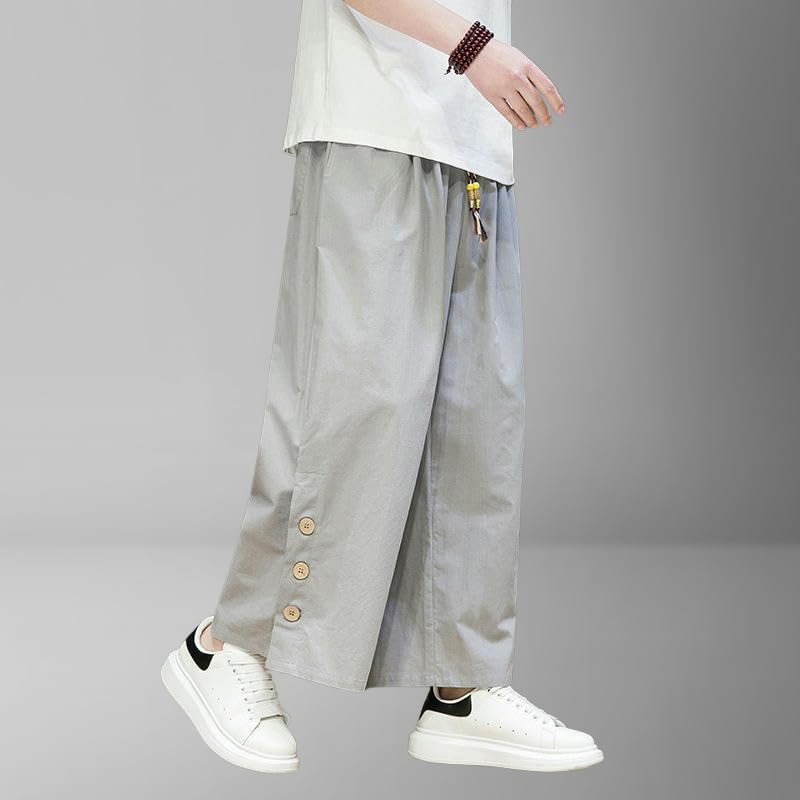 Pantalon style chinois uni pour vos vacances et sorties d'été
