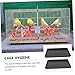BESPORTBLE 2pcs Parakeet Potty Tray for Bird Cage Durable Pet Poop Holder Easy Bottom Tray for Home Use for Dog Crate Bunny Cage Design