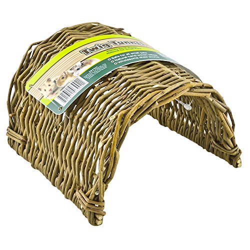 (3 Pack) Ware Manufacturing Hand Woven Willow Twig Tunnel Small Pet Hideout