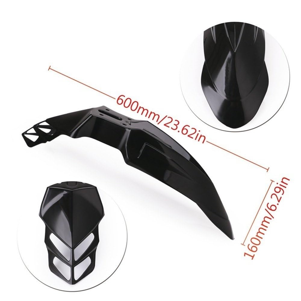 Parafango posteriore motocicletta Parafanghi anteriori in plastica universali per moto CRF150/230F XR125