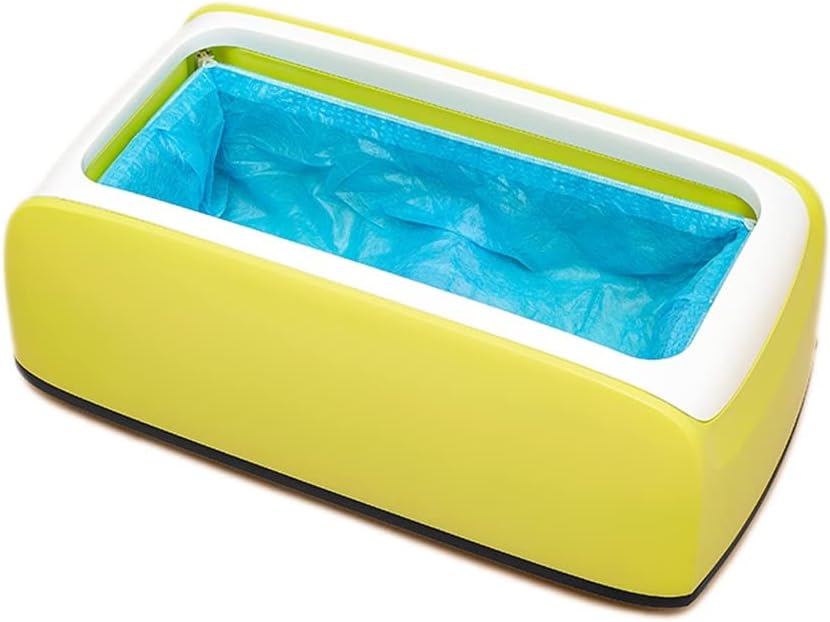 靴カバーマシン自動ホームスタンピングフット使い捨て自動靴フィルムマシンインテリジェントフットカバーマシン屋内(Green,A)