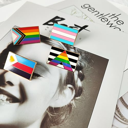 Broches de solapa de arco iris con orgullo para decorar tu ropa diaria 6