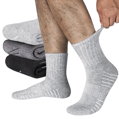 RUNCL Men's Hiking Socks, Merino Wool Cushion Socks, Thermal &