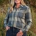 Legendary Whitetails Women's Plus Size Legendary Flannel Shirt Comfort Fit, Wintergreen Buffalo Check, 2X