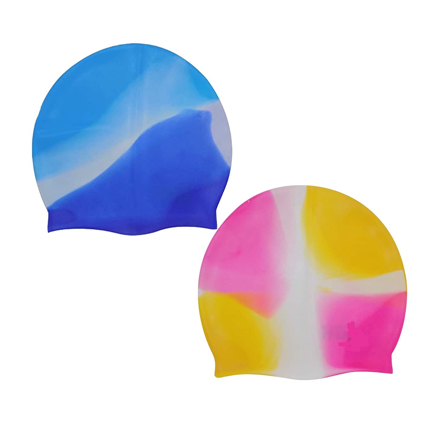 INAAYA Swim Diving Cap for Kids Adults Non Slip Swimming Cap Multicolor(Set of 2) (B09TH9HQW6) Amazon Price History, Amazon Price Tracker