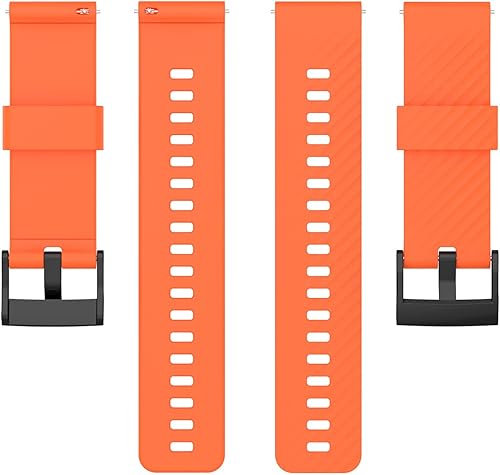 Vista 6 de TenCloud Correas de repuesto compatibles con Ticwatch Pro 5, correas de reloj ajustables de silicona suave impermeable, pulsera deportiva de 0.99