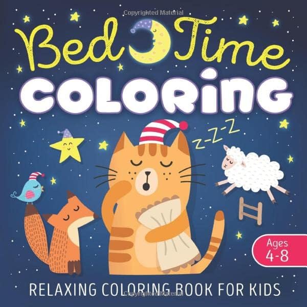 Bedtime Routine Coloring Pages