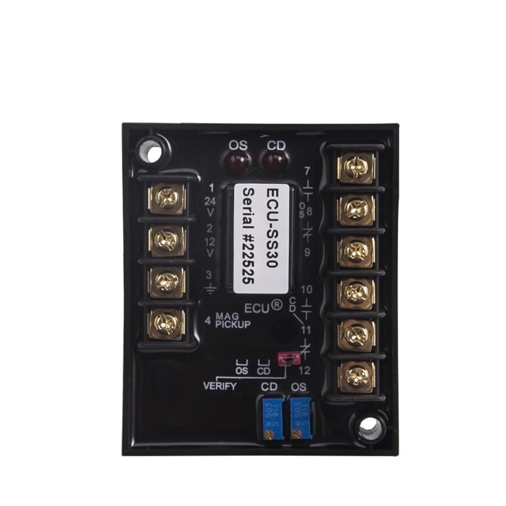 Automatyczny AVR ECU-SS30 generator na olej napędowy ochrona silnika przed nadmierną prędkością moduł sterujący nad tablicą prędkości Protector akcesoria do agregatu prądotwórczego 12-24V