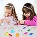 PEUTIER Chaos Emeralds and Rings Set, Include 10pcs Acrylic Crystal Diamond Gems with 10pcs Gold Power Rings Pirate Treasure Hunt Jewels for Kids Birthday Party Favor Supplies Cake Decoration
