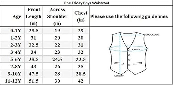 Qtsy Waistcoat for Boys with Pocket Square and Brooch 3