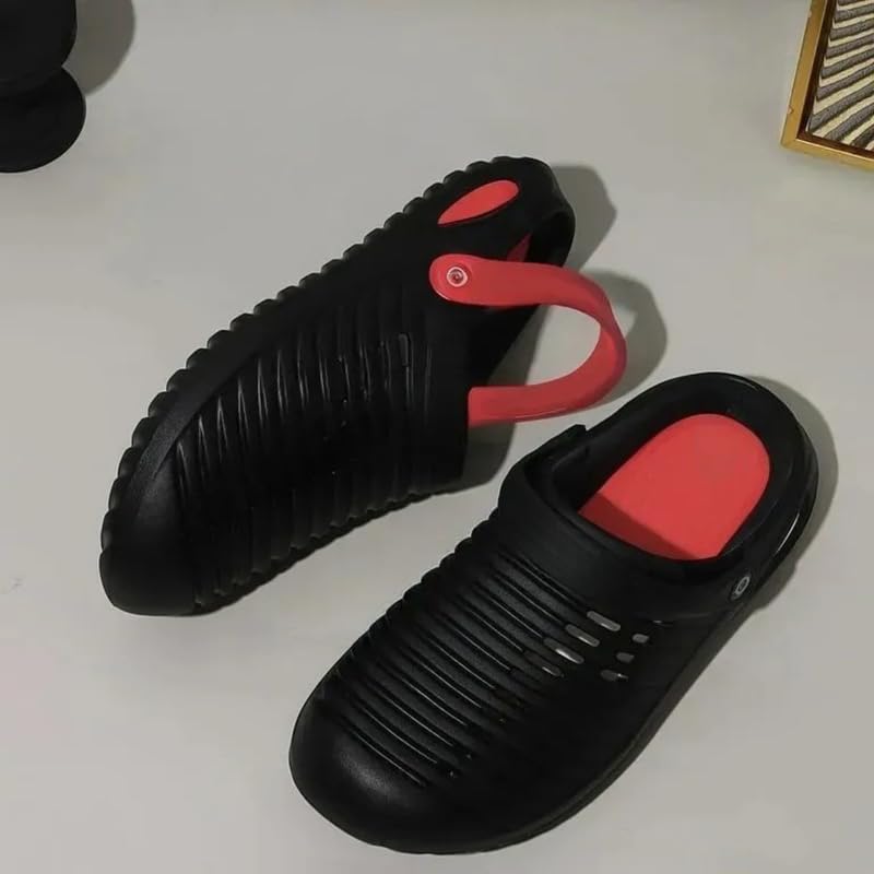 Image of Richmen Super Soft Stylish and Comfortable EVA Anti-Skid Men Sliders with Lightweight Cushioned Footwear Adjustable Back Strap Everyday Use Mules for Boys & Men's Clogs