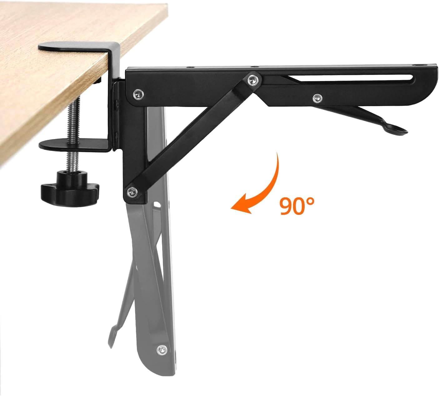 Jhanw 2-Pack No-Drill Foldable Desk Extender - Image 3