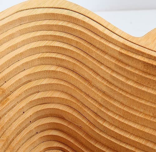 Foldable Wooden Fruit Basket For Kitchen Table In Elephant Shape Cute Flowers Nuts Candy Storage Box For Holiday Family Party #TOP5