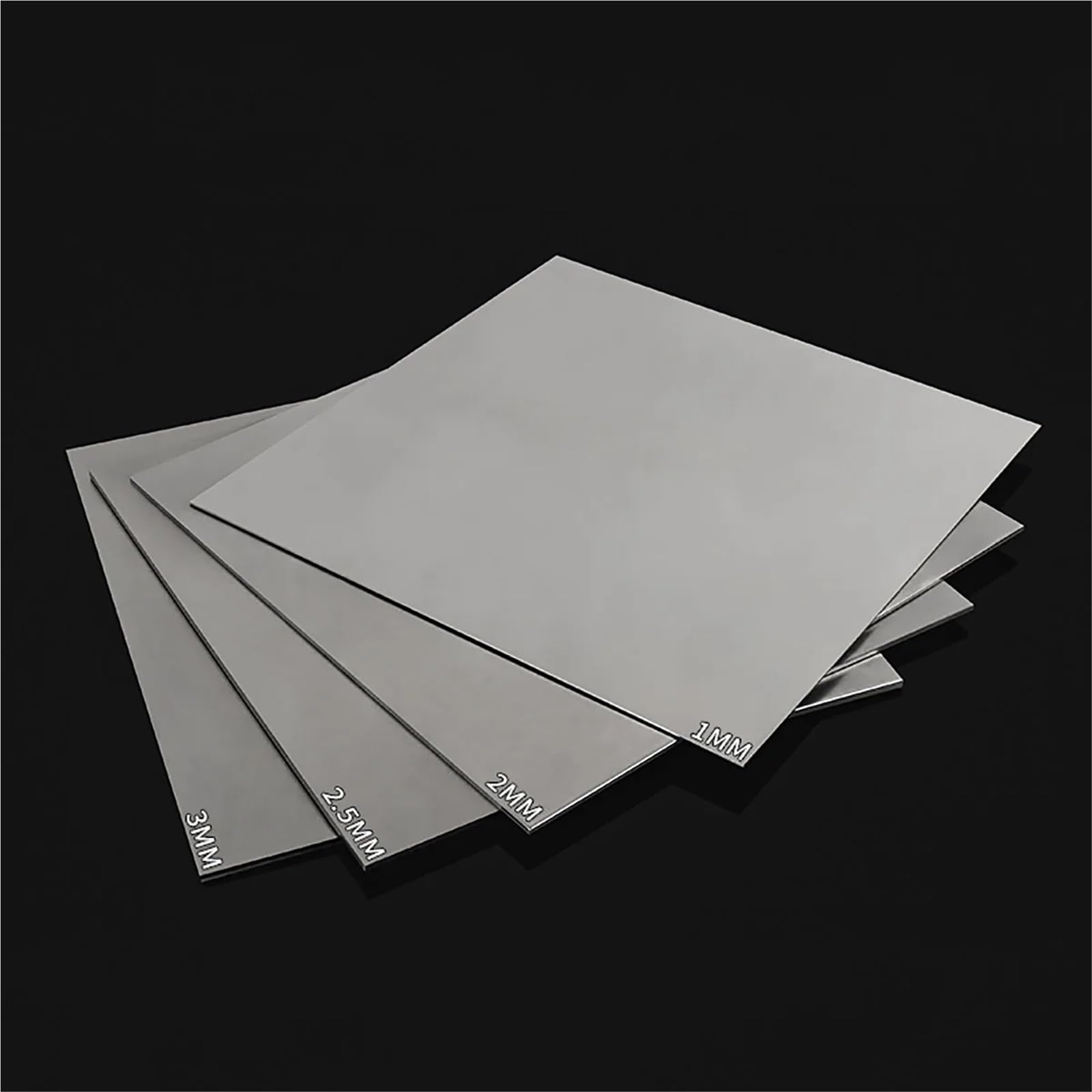 Plaque Inox Plaque carrée en tôle d'acier inoxydable, plaque métal brossé et poli(300x200x2mm 1Pcs)