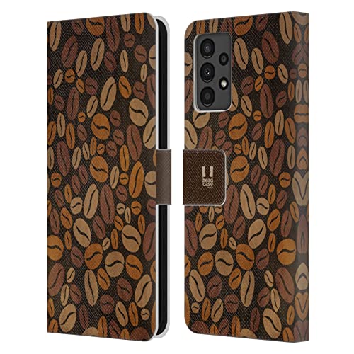 Étui Portefeuille Samsung Galaxy A13 Head Case Designs Grain de Café