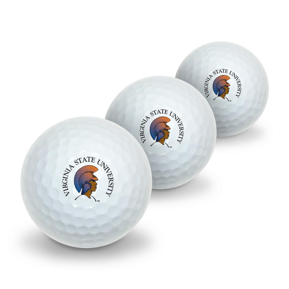 GRAPHICS & MORE Virginia State University Novelty Golf Balls 3 Pack