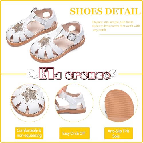 Image of Kiderence Toddler Girls Sandals Little Girls Kids Summer Shoes Toddler Sandals