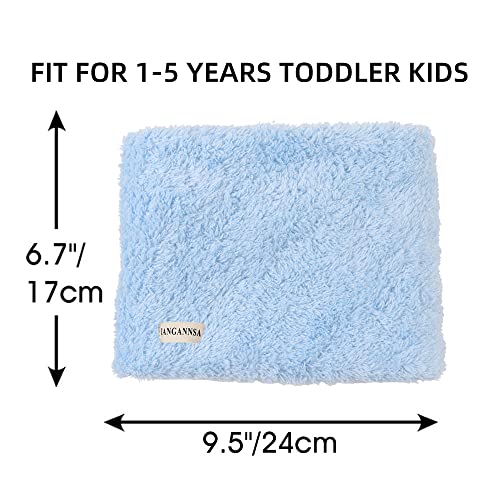 Image of JANGANNSA Fleece Kids Scarf - Warm Winter & Autumn Neck Warmer for Boys & Girls 1-6Y