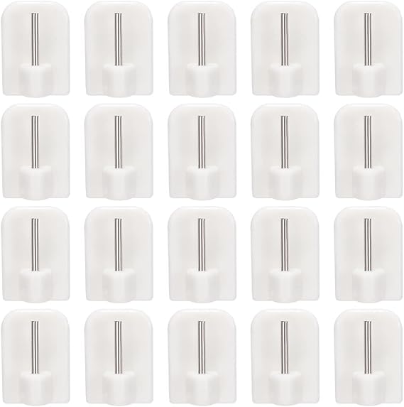 10 Ganci Autoadesivi Per Tende - Senza Forare, Per Finestre E Pareti - Foto 10