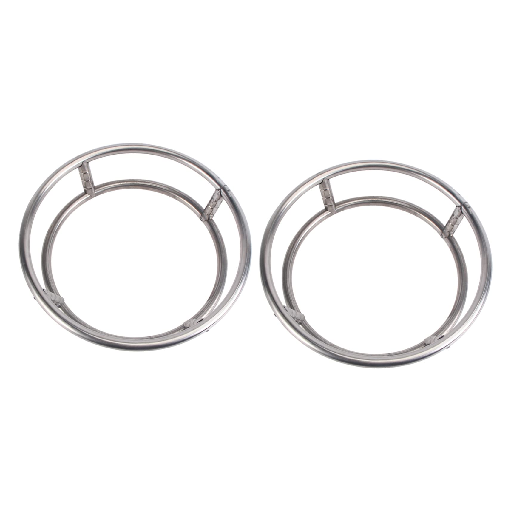 ABOOFAN 2Pcs Pot Holders Round Frying Pan Racks Heat Resistant Steam Rack for Kitchen Storage Pot Accessories Multi Functional Cookware Organizer