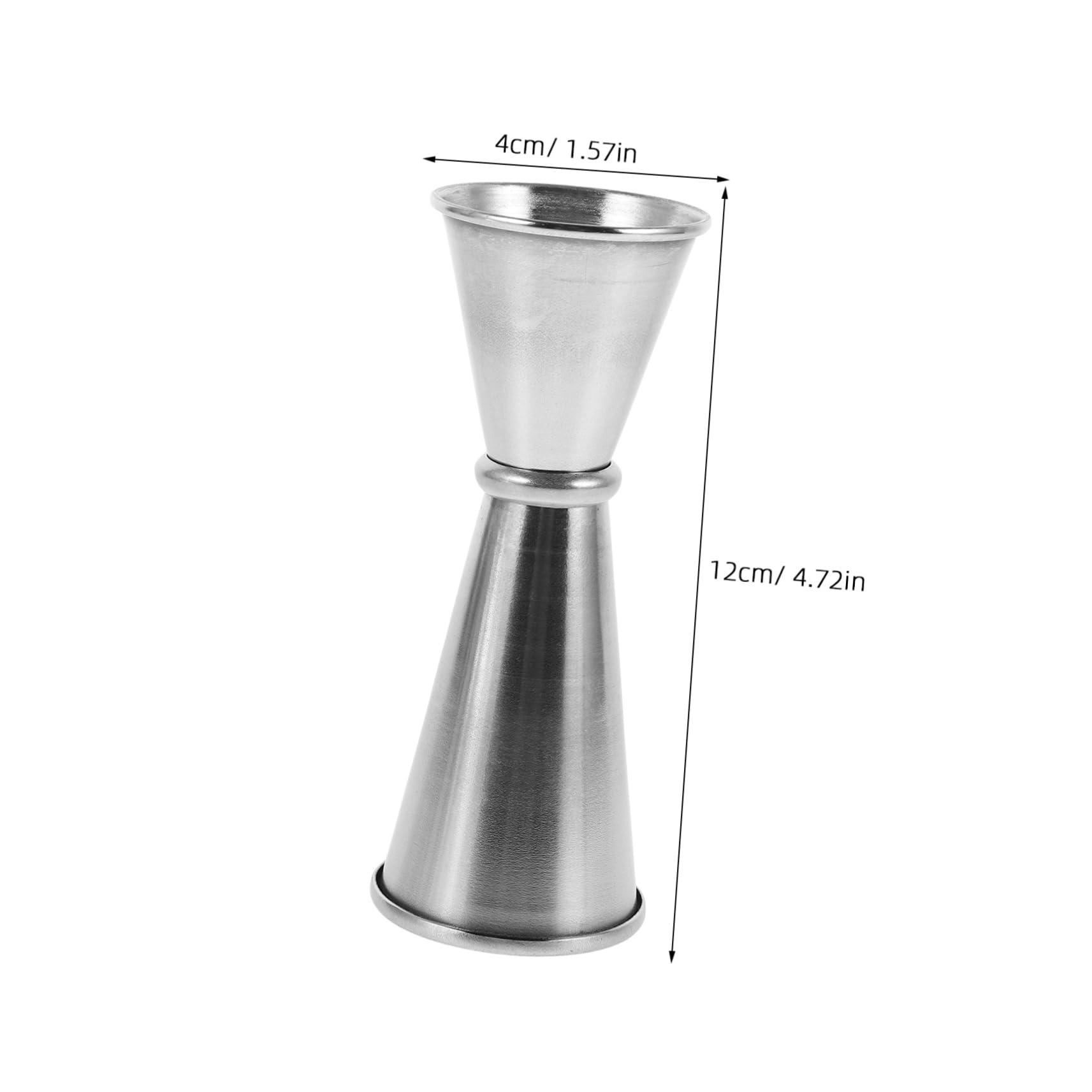 COLLBATH Stainless Steel Bartending Jigger Japanese Style Measuring Cup for Cocktails Slushies Home Bar