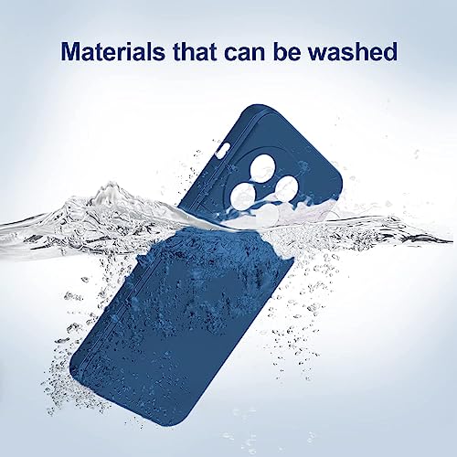 Image of DIZORO Microfiber Candy Compatible for Oneplus 11R 5G Mobile Accessories Trendy Smooth Touch Cushion Liquid Soft Silicone Gel Rubber Phone Cases Non-Slip Full Body Protective Shockproof (New Blue.)