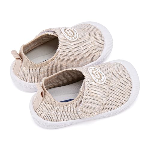 Image of BMCiTYBM Baby Shoes Infant Boy Girl First Walker Shoes Toddler Walking Shoes Lightweight Non-Slip Sneakers for 6 9 12 18 24 Months