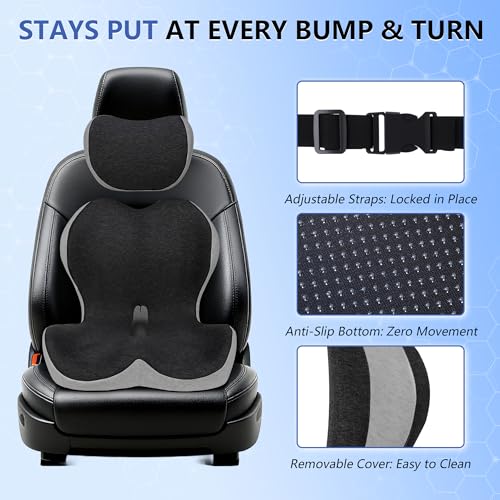 GKTKG Truck Driver Seat Cushion Set