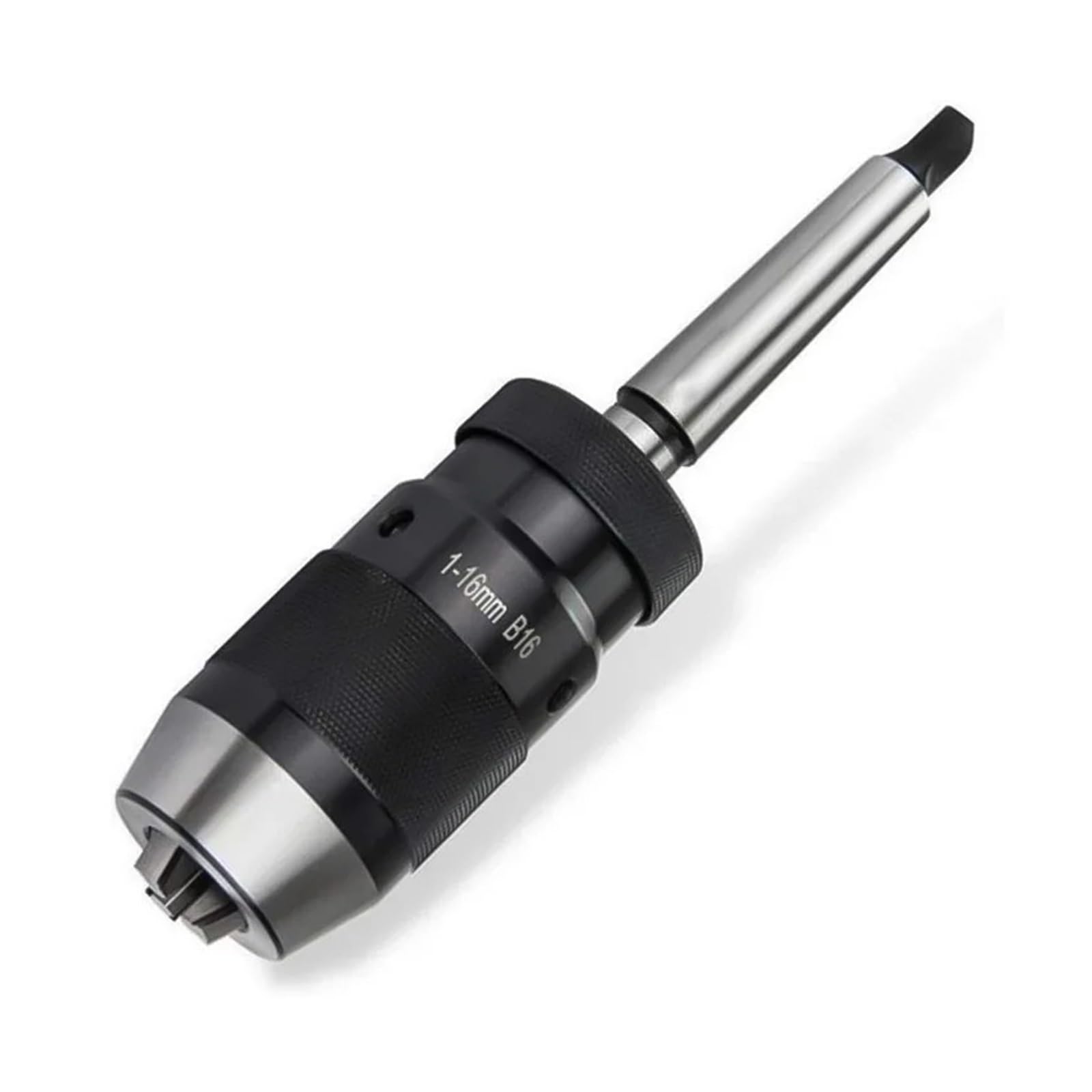 Mandrino for carotaggio MT2-B16 1-16MM MK2, utensile for tornio accessorio senza chiave autoserrante in acciaio conico durevole con alta efficienza