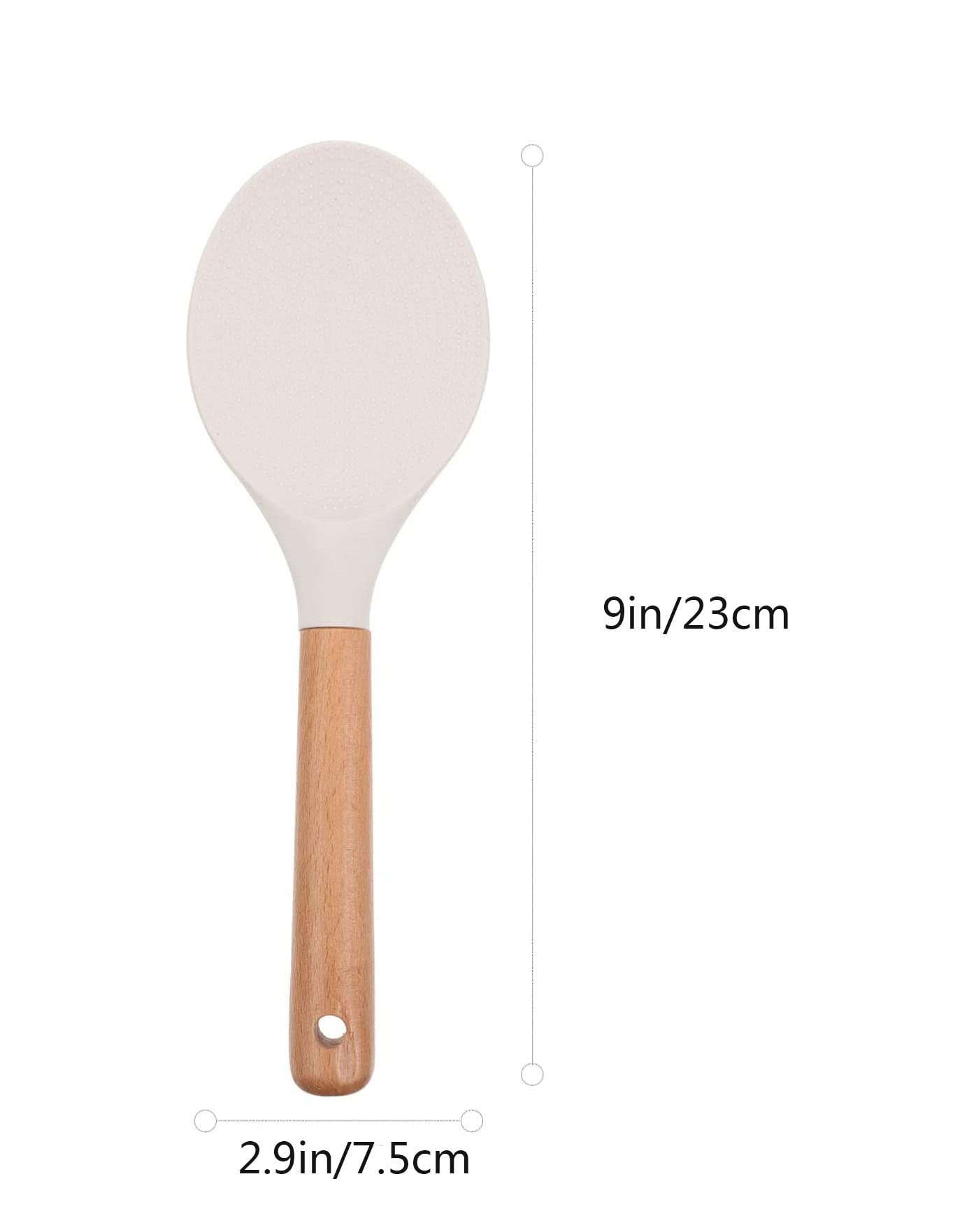 Forieru Rice Spoon Silicone Kitchenware Set Of High Temperature Resistant Non-Stick Pans For Rice Sushi Rice Mashed Potato