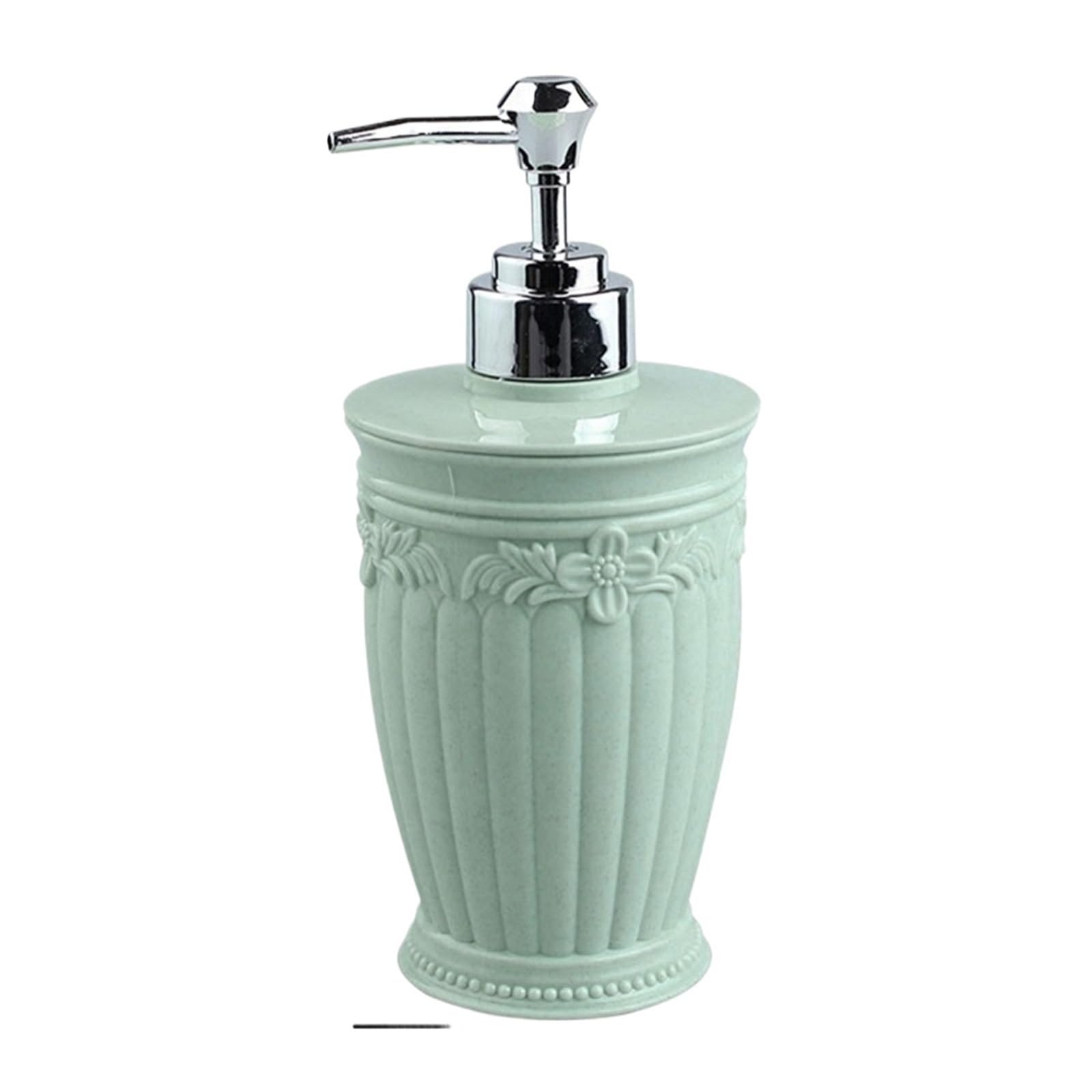 Hand Fashion Soap Dispenser For Bathroom Dish Countertop Lotion Dish for Bathroom(Blue,A)